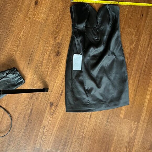 Bardot Black Mini Dress - Picture 2 of 11